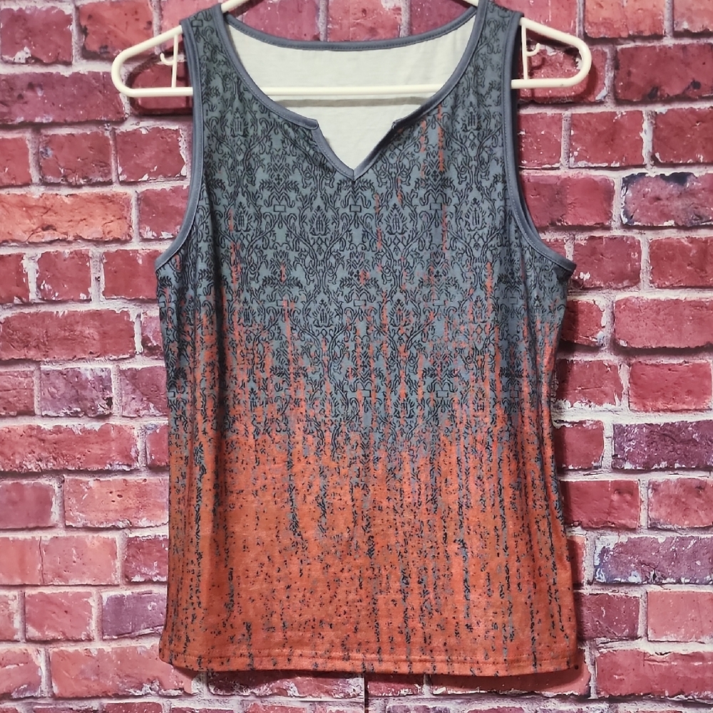 NEW Women's Summer Sleeveless V-Neck Shirt Loose Tank Top Size S